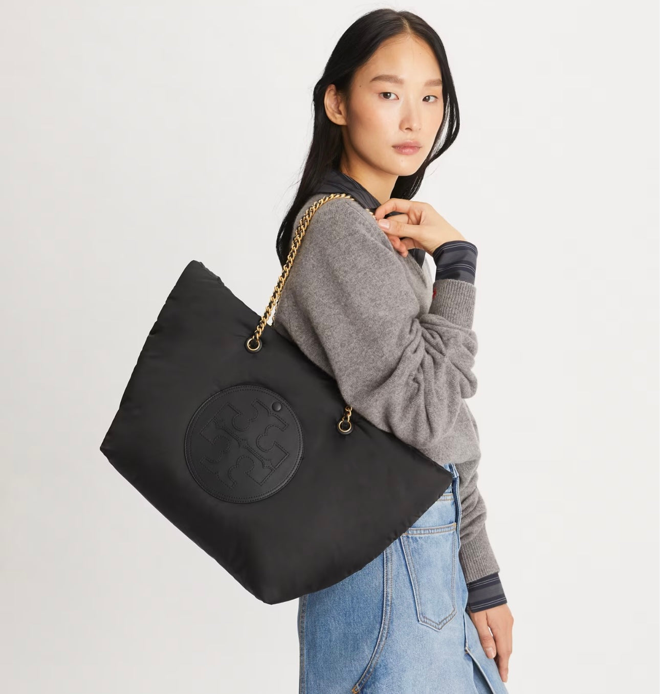 ELLA CHAIN SOFT TOTE