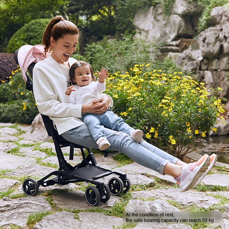 Lightweight & Portable T-Handle Stroller