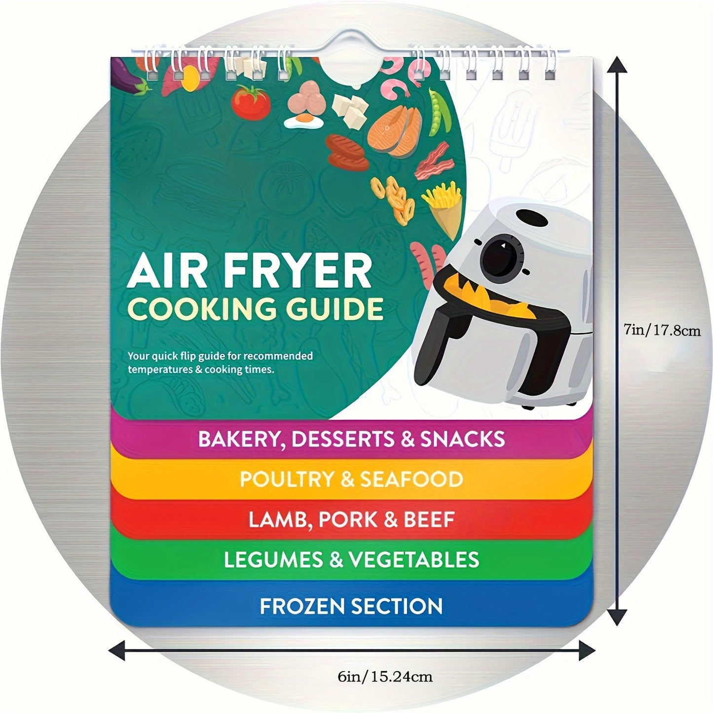 Air Fryer Cheat Sheet Magnets