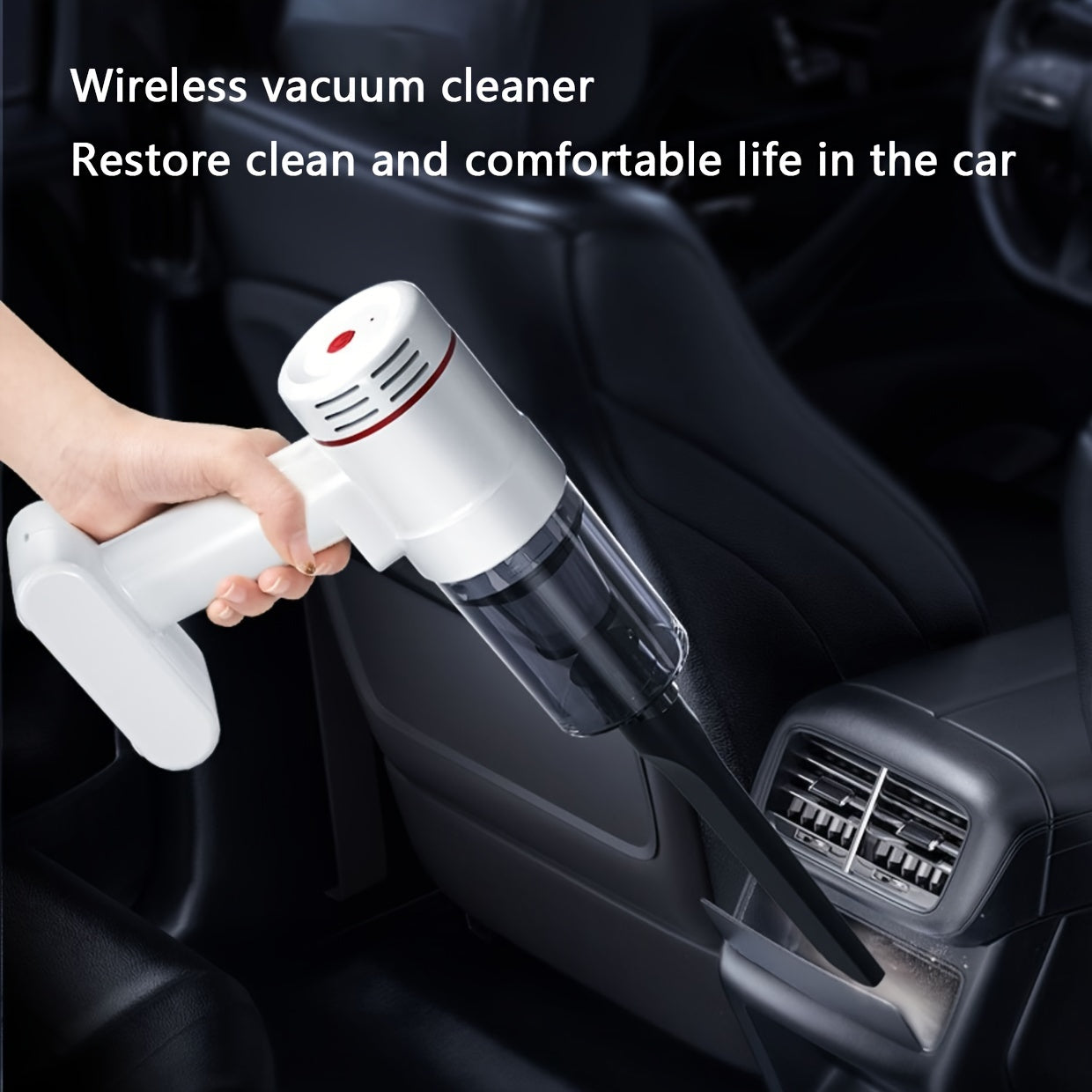 Compact Handheld Wireless Vacuum Cleaner For Wet & Dry Cleaning