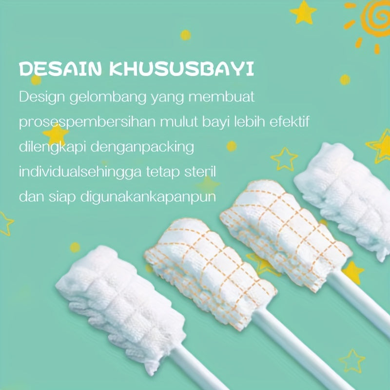 30pcs Baby Oral Cleaners, Newborn Baby Soft Bristles Toothbrush