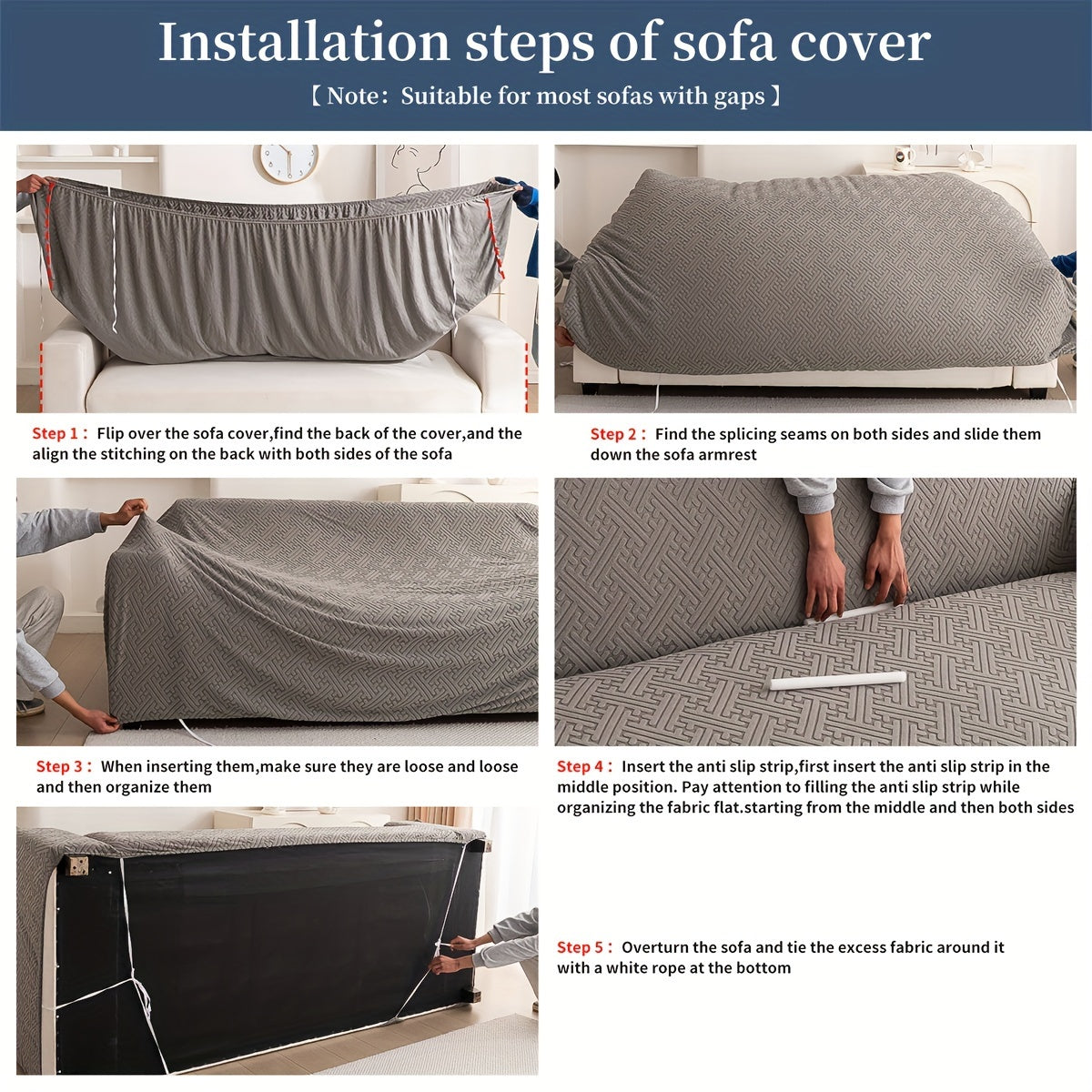 1pc Sofa Cover, Four Seasons Universal Sofa Slipcover Furniture Protector, Non-slip Simple Modern Couch Cover, Home Decor For Bedroom Office Living Room (With 1pc Throw Pillow Cover Without Core)