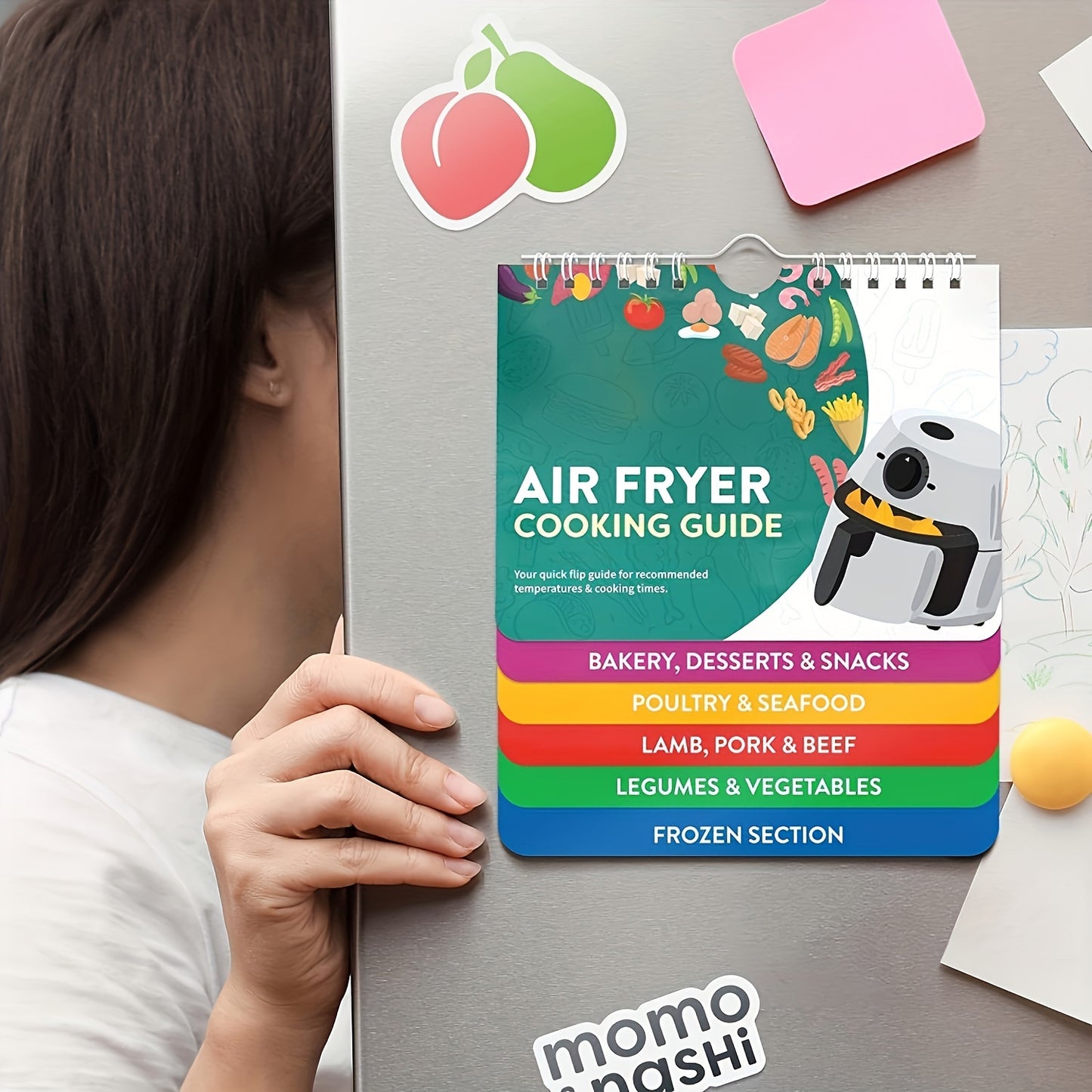 Air Fryer Cheat Sheet Magnets