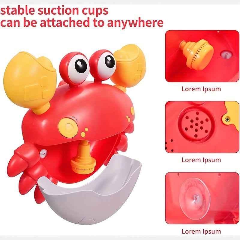 Crab Bubble Bath Maker For The Bathtub Blows Bubbles And Plays Songs