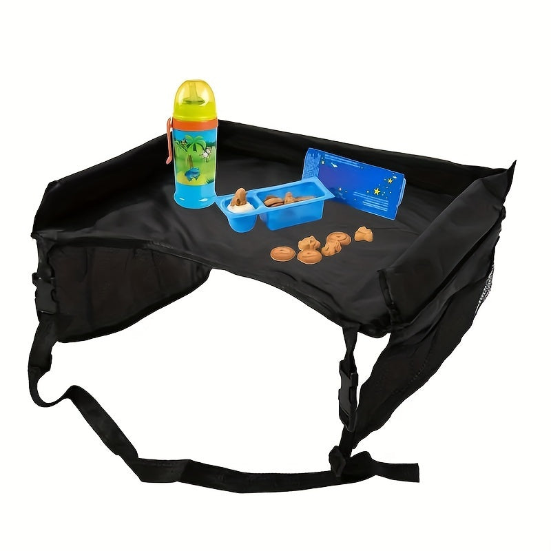 Keep Your Kids Entertained On The Go With This Car Child Safety Seat Storage Table