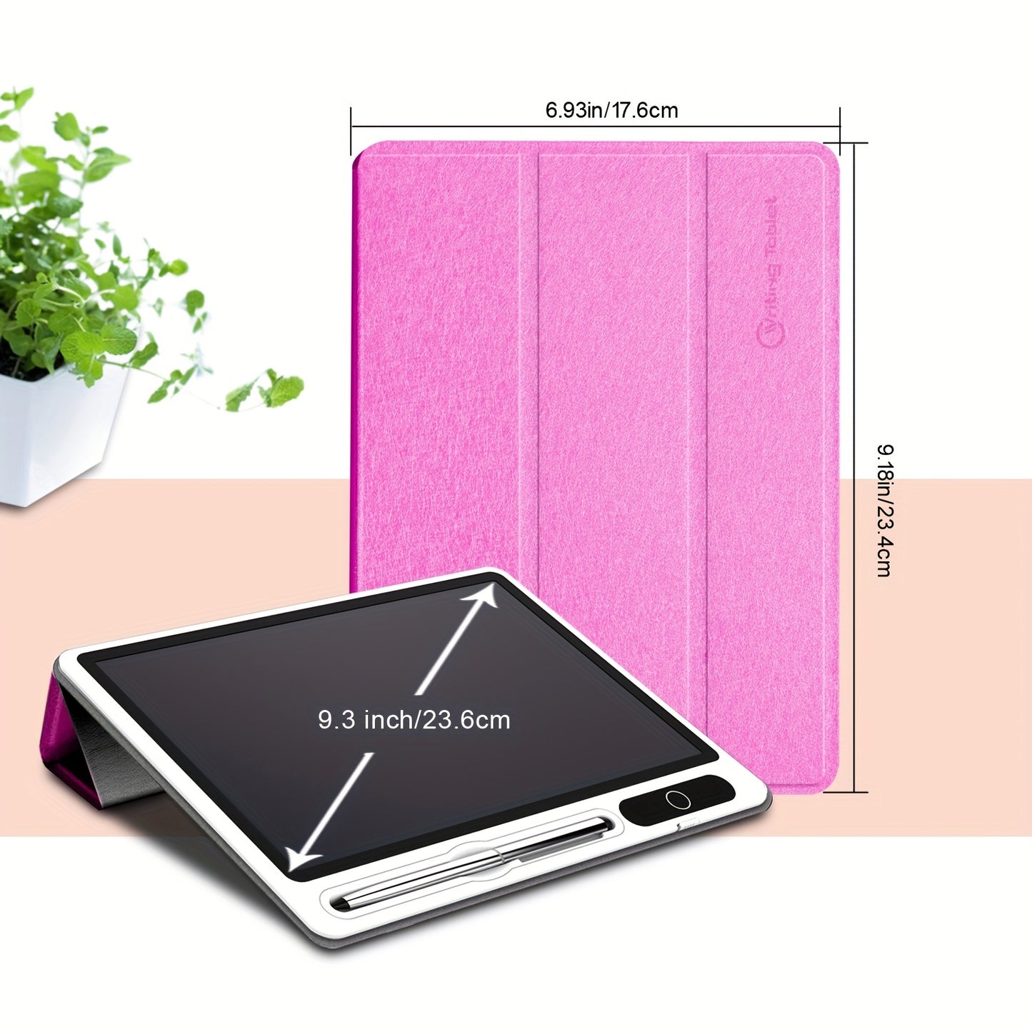 InnoreBorat LCD Notebook - Unleash Your Creativity with Digital Drawing Pad & Faux Leather Case!