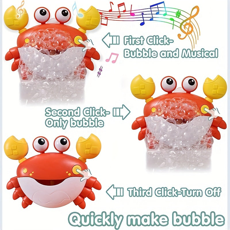 Crab Bubble Bath Maker For The Bathtub Blows Bubbles And Plays Songs