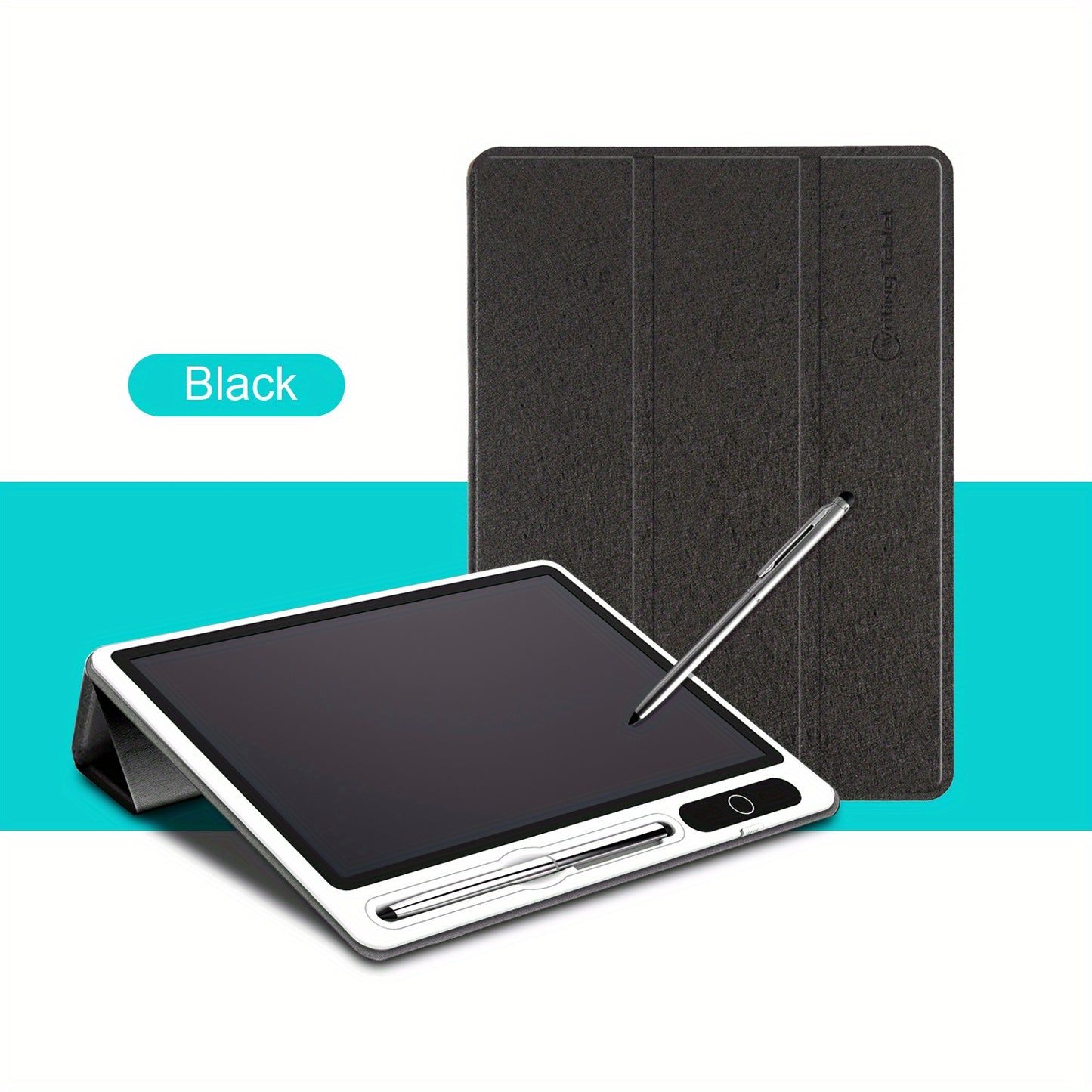 InnoreBorat LCD Notebook - Unleash Your Creativity with Digital Drawing Pad & Faux Leather Case!