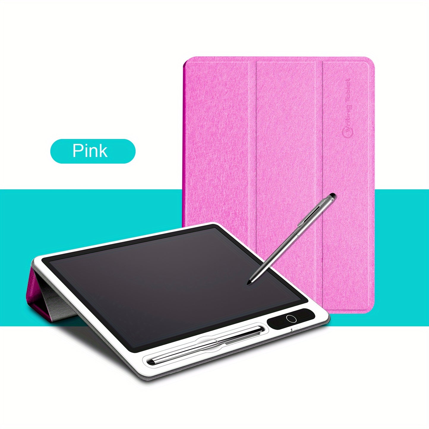 InnoreBorat LCD Notebook - Unleash Your Creativity with Digital Drawing Pad & Faux Leather Case!