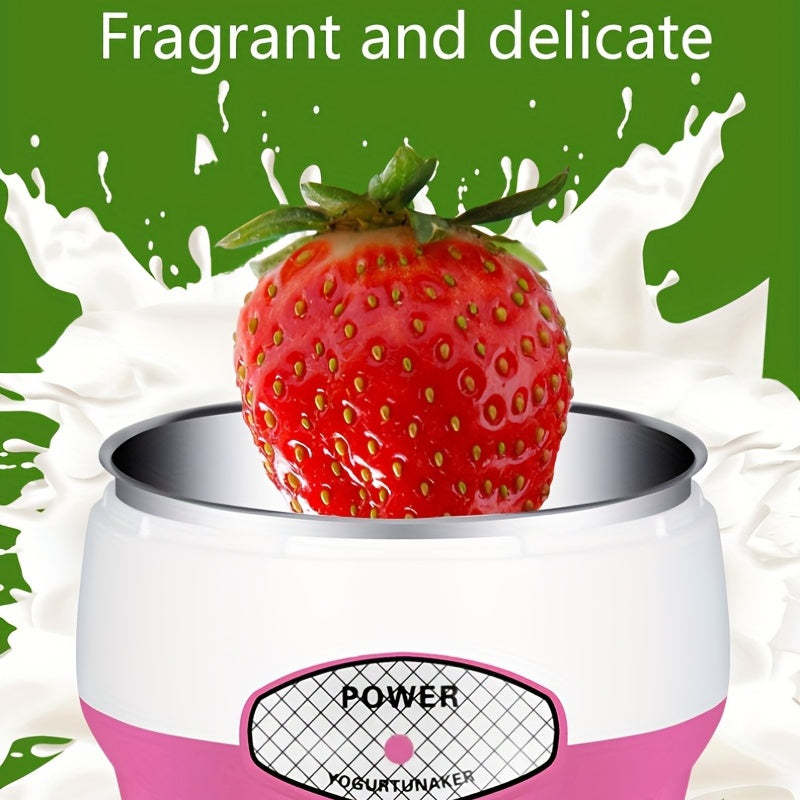 Stainless Steel Digital Yogurt Maker - 1L/35.2OZ Capacity, Fully Automatic, DIY Home Yogurt Container