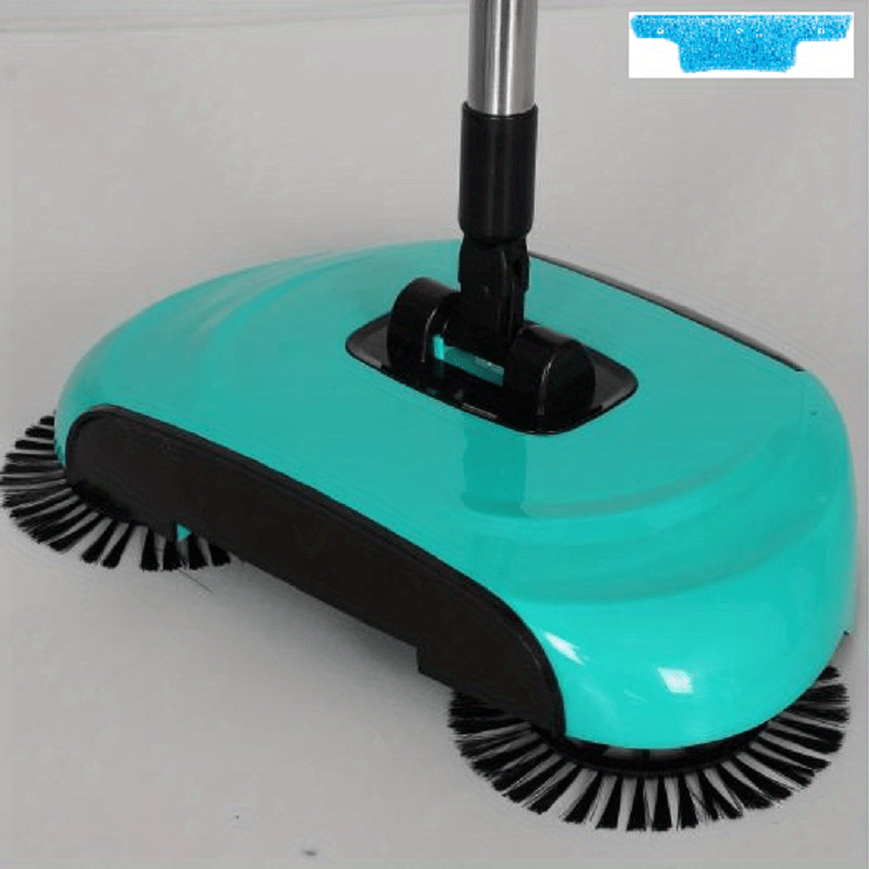 1set, 3 In 1 Multifunctional Hand Push Sweeper, Vacuum Cleaner, Hand Push Sweeping And Moping Machine, To Remove Garbage, Pet Hair