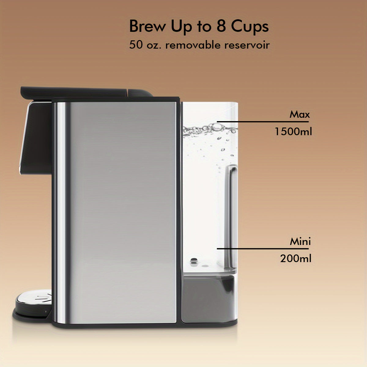 Coffee Maker, 3 In 1 Single Serve Coffee Machine