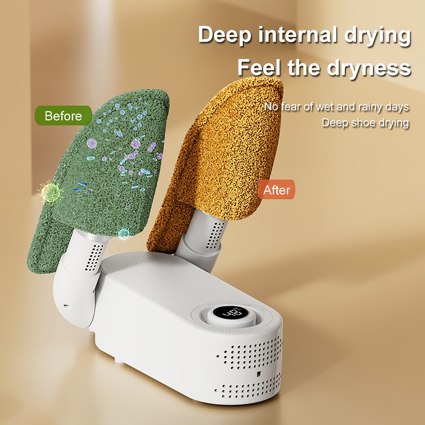 Intelligent Timing Shoe Dryer With Temperature Control