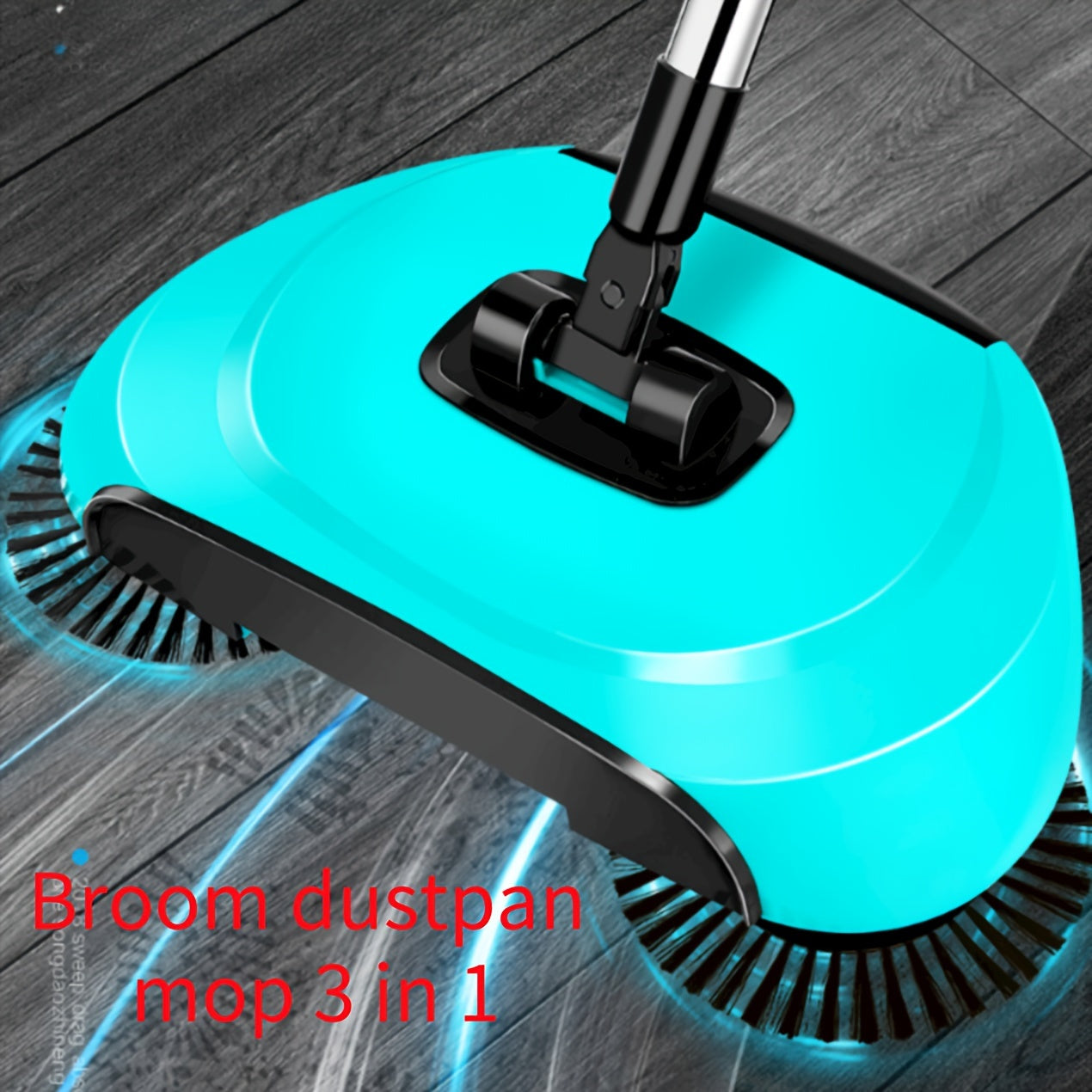 1set, 3 In 1 Multifunctional Hand Push Sweeper, Vacuum Cleaner, Hand Push Sweeping And Moping Machine, To Remove Garbage, Pet Hair