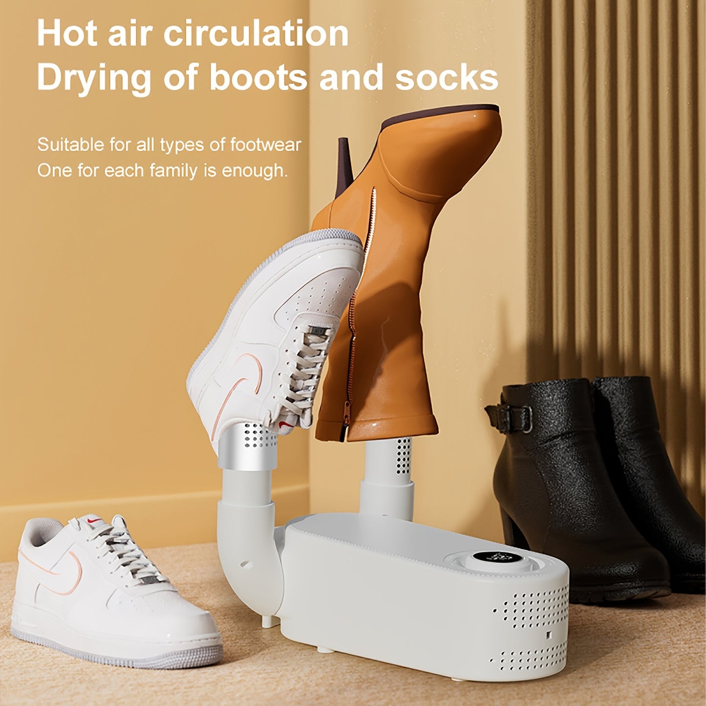 Intelligent Timing Shoe Dryer With Temperature Control