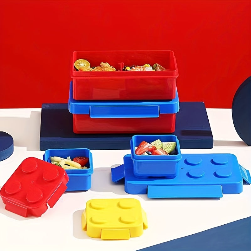 Fun Building Blocks Portable Food Supplement Lunch Box