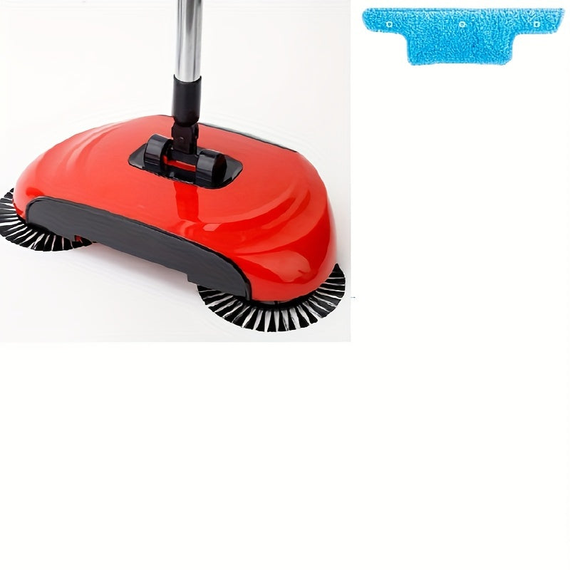 1set, 3 In 1 Multifunctional Hand Push Sweeper, Vacuum Cleaner, Hand Push Sweeping And Moping Machine, To Remove Garbage, Pet Hair