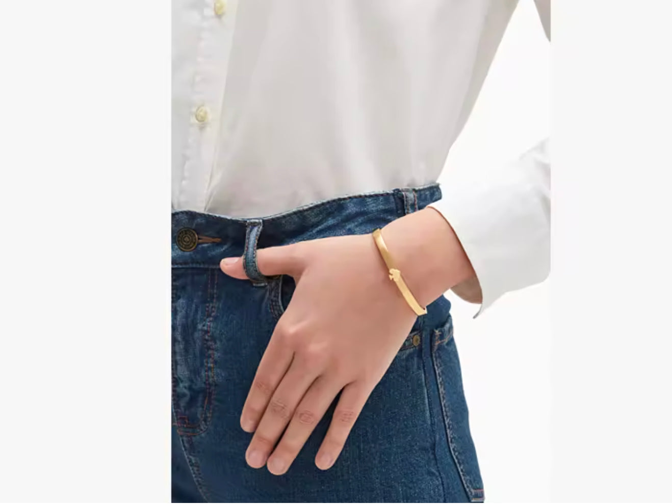 Everyday Spade Thin Metal Bangle