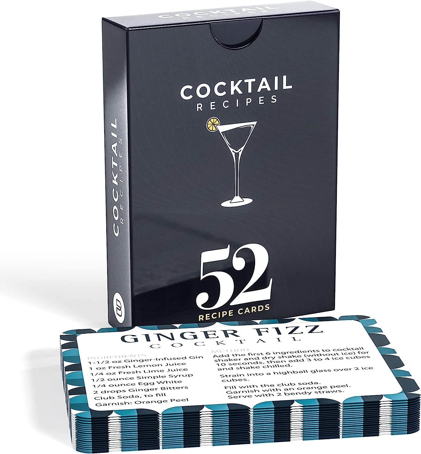 52 Cocktail & Mixed Drink Recipes Flash Cards – Simple & Easy Step Instructions & Tricks – Comprehensive Mixology Concoction Guide & Ingredient List – Master the Entertaining Art - Home Made Bartender