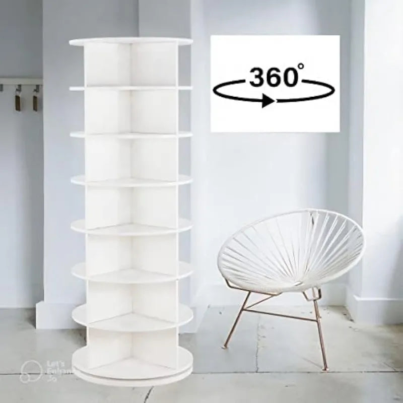 Weinstein Storage Rotating Shoe Rack 360° Original, Spinning Shoe Rack, Rotating Shoe Rack Tower, Lazy Susan, Reloving, Shoe