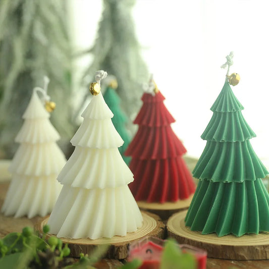 Luxury Decoration Candle Christmas Tree Scented Candles New Year'S Eve Decorations Home Decorative Aromatic Candles Gift Candles