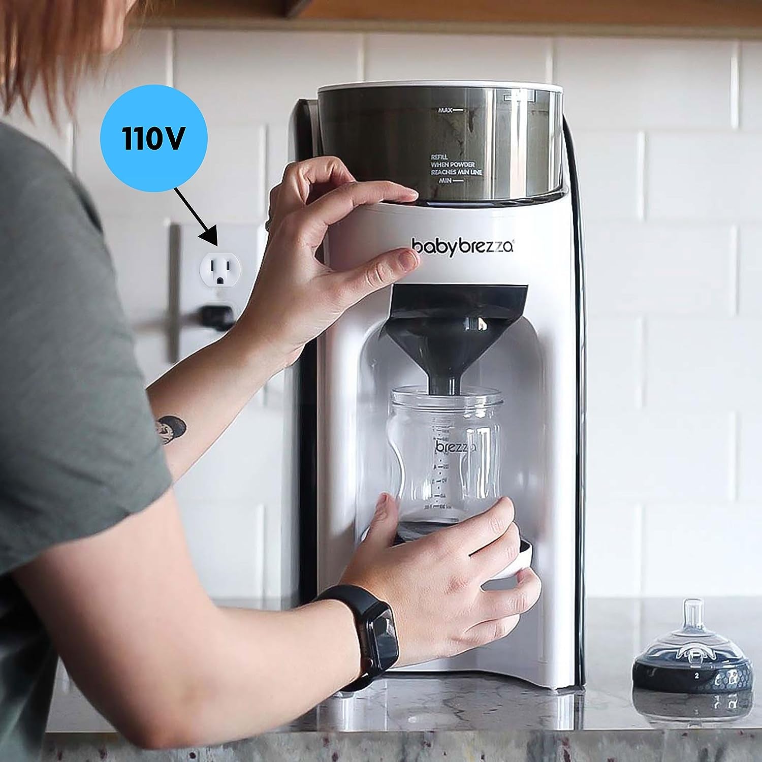 New and Improved  Formula Pro Advanced Formula Dispenser Machine - Automatically Mix a Warm Formula Bottle Instantly - Easily Make Bottle with Automatic Powder Blending