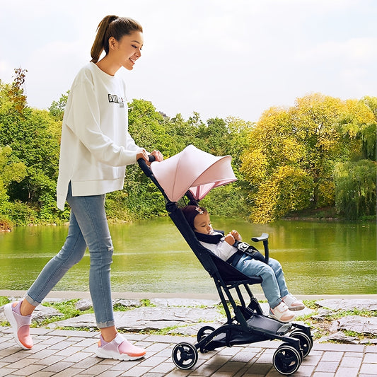 Lightweight & Portable T-Handle Stroller