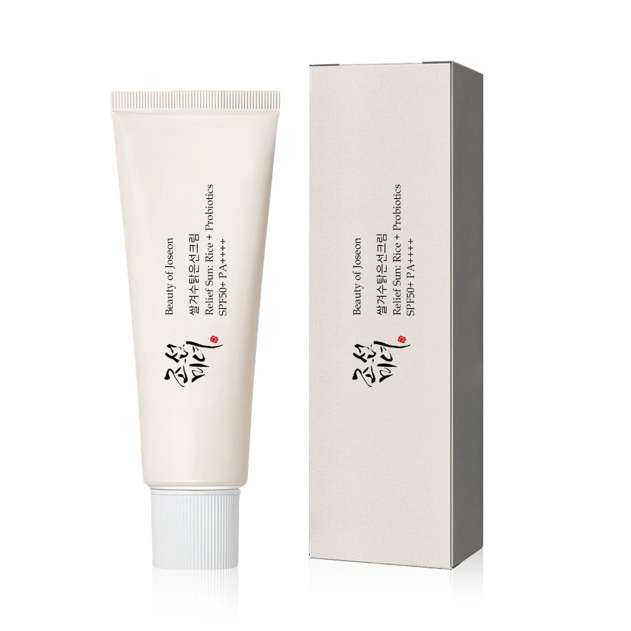 Relief Sun: Rice + Probiotics 50Ml | Facial Sunscreen Korean Spf 50+ Pa++ | Water Resistant and Non-Greasy | Korean Sunscreen for Strong UV Protection | No White Cast