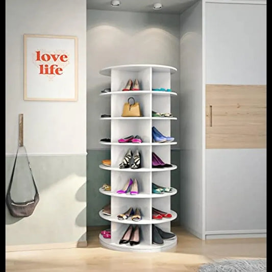 Weinstein Storage Rotating Shoe Rack 360° Original, Spinning Shoe Rack, Rotating Shoe Rack Tower, Lazy Susan, Reloving, Shoe