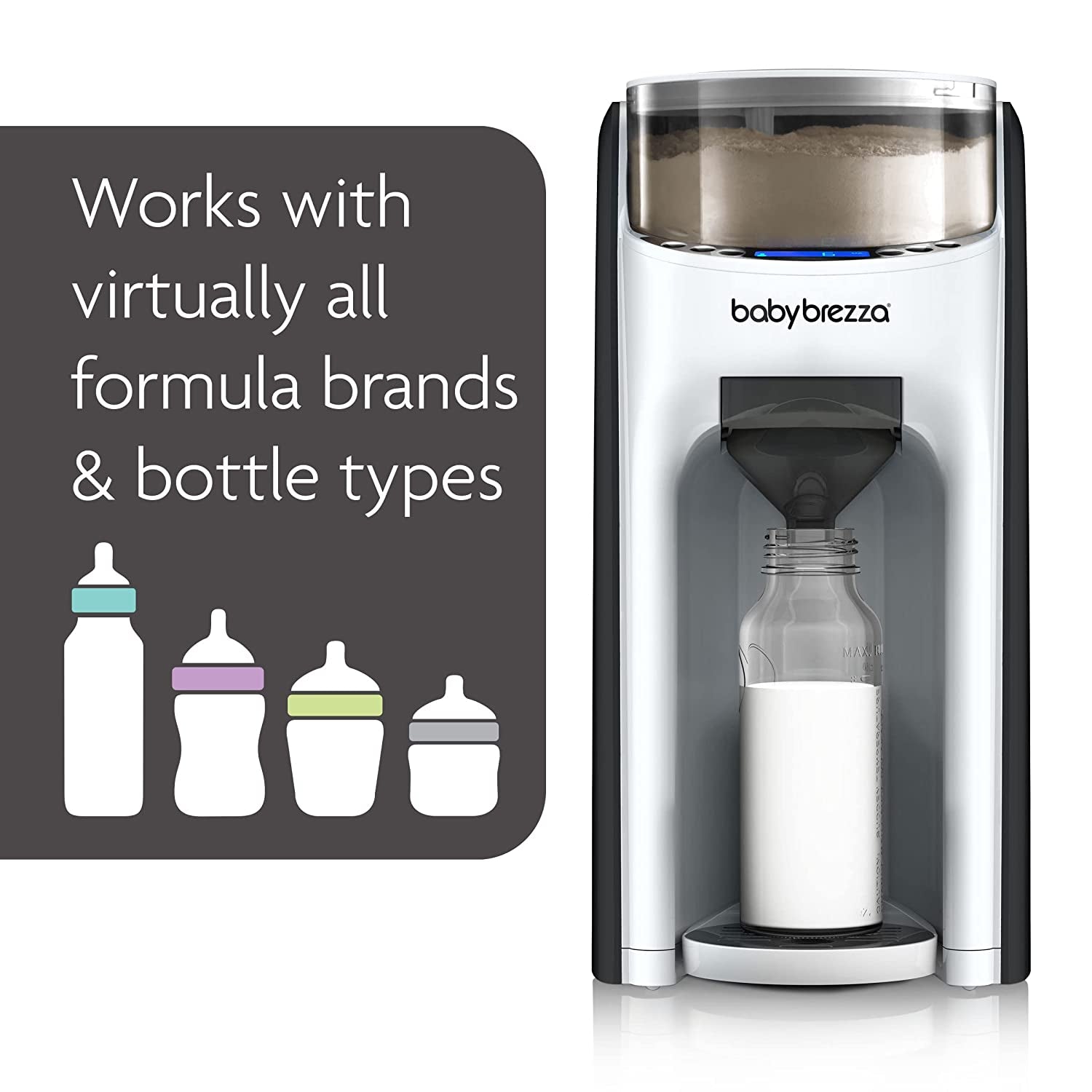 New and Improved  Formula Pro Advanced Formula Dispenser Machine - Automatically Mix a Warm Formula Bottle Instantly - Easily Make Bottle with Automatic Powder Blending