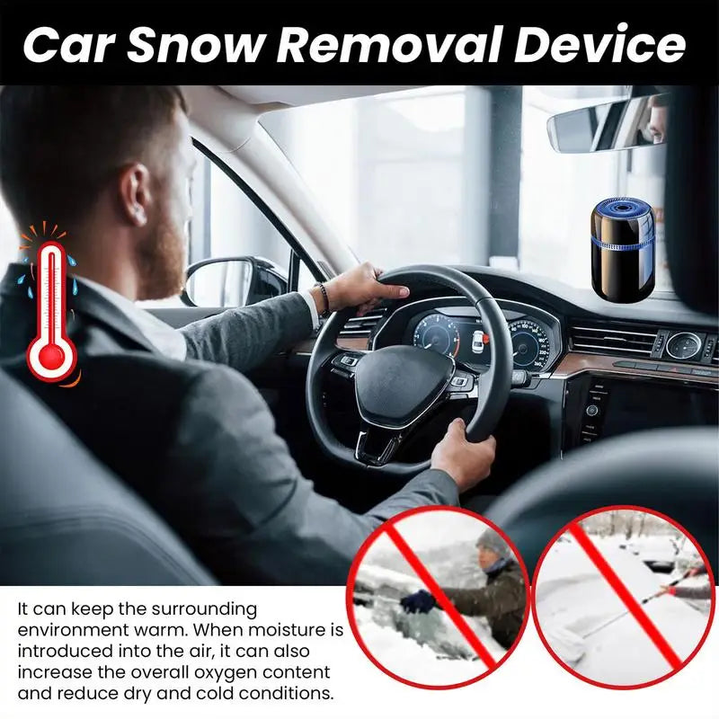 Car Windshield Defroster Portable Fast Heating Fan Heater Windshield Dryer Defogging Demister Car Deicer Snow Removal Instrument