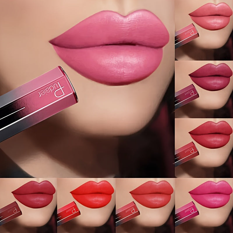 Moisturizing Matte Lip Gloss Velvet Smooth Liquid Lipstick