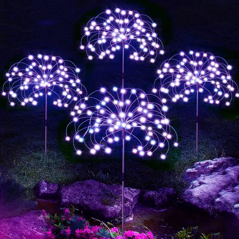 Solar LED Firework Fairy Lights Outdoor Waterproof Garden Decoration Lawn Pathway Solar Outdoor Light Garden Christmas Light