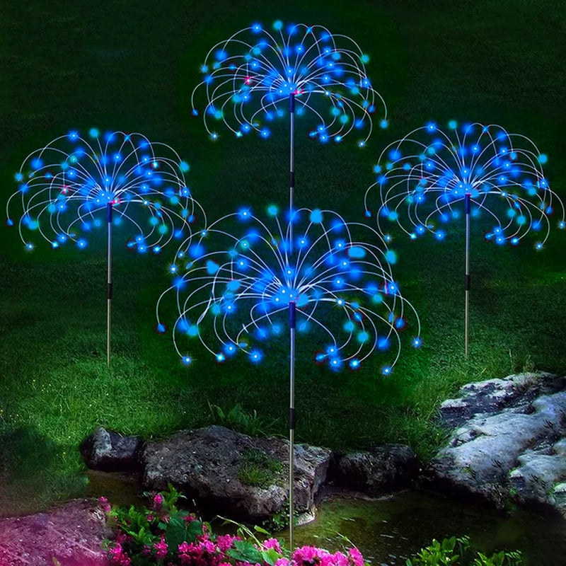 Solar LED Firework Fairy Lights Outdoor Waterproof Garden Decoration Lawn Pathway Solar Outdoor Light Garden Christmas Light