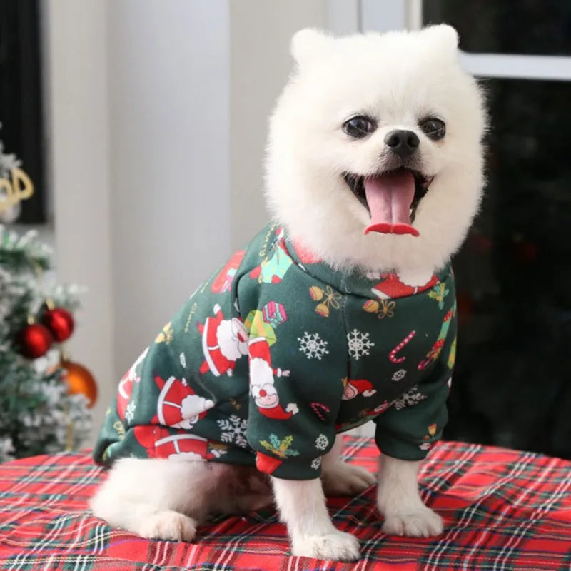 XS-4XL Christmas Dog Clothes Winter Pet Clothing Sweater Clothes for Small Large Dog Cat Puppy Costume Chihuahua Yorkies Shirts