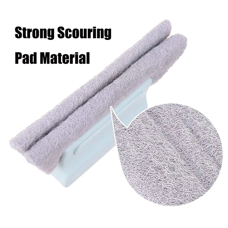 Window Groove Cleaning Cloth Brush Detachable Hand-Held Windows Slot Cleaner Brush Kitchen Floor Keyboard Corners Gap Clean Tool